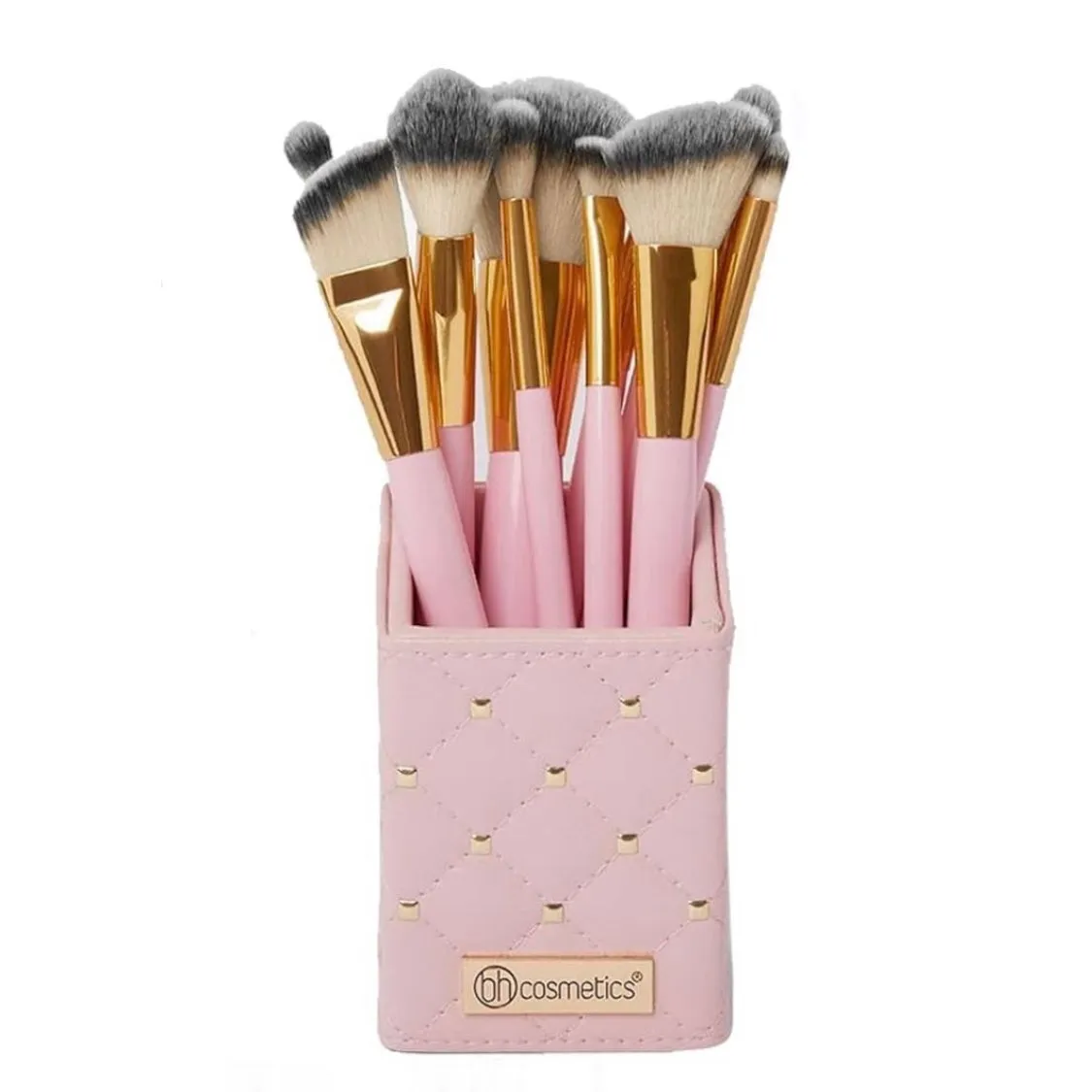 12pcs BH Cosmetics Bucket Makeup Brushes Super Soft Eyeshadow Foundation Face Powder Brush