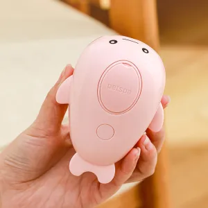 2 PCS Pink Dolphin Electric Pet Brush | One-Click Spray, Massage & Hair Removal