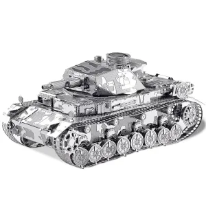 3d Metal Puzzle Model Building Kits German Iv Tank Jigsaw Toy Christmas Birthday Gifts for Adults Kids