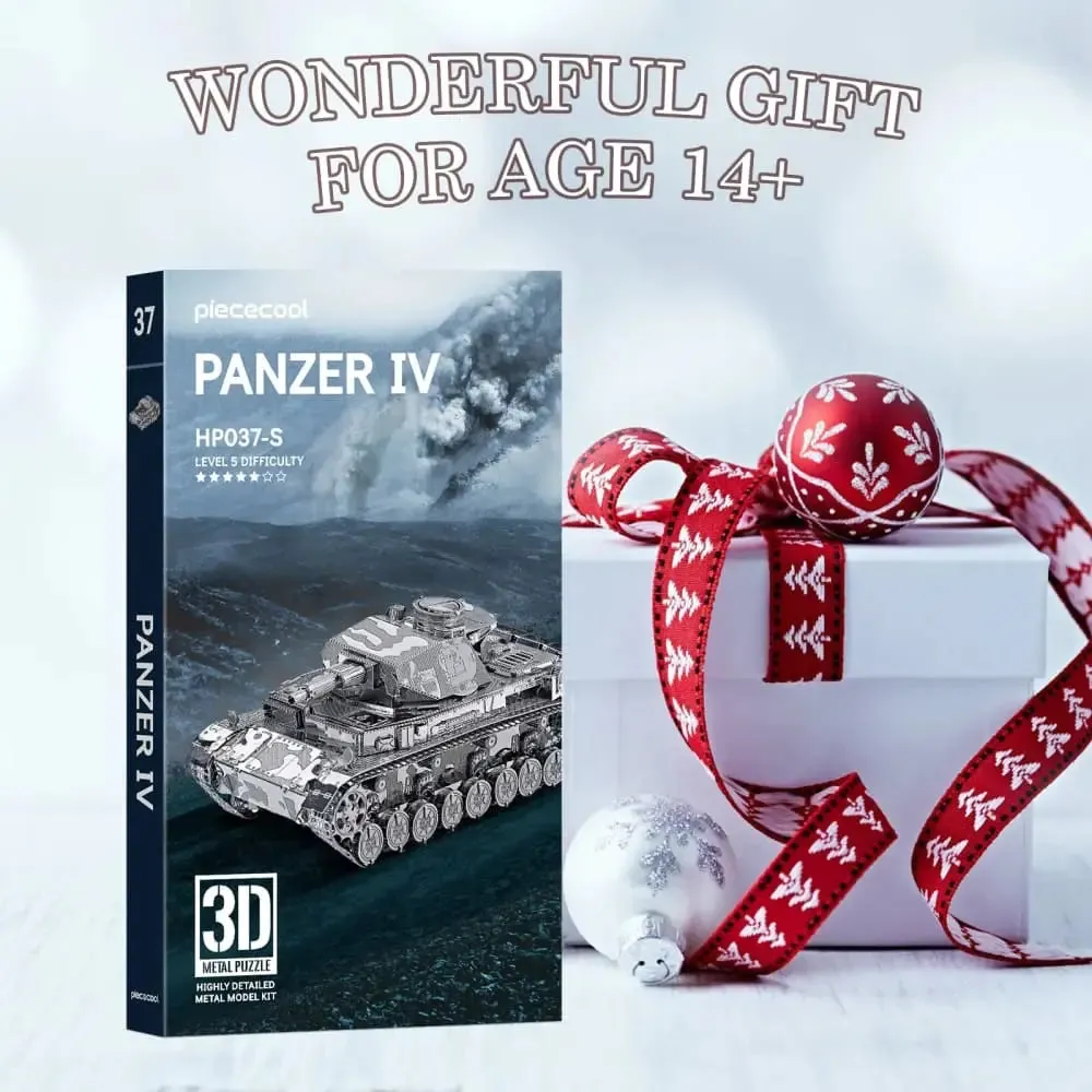 3d Metal Puzzle Model Building Kits German Iv Tank Jigsaw Toy Christmas Birthday Gifts for Adults Kids