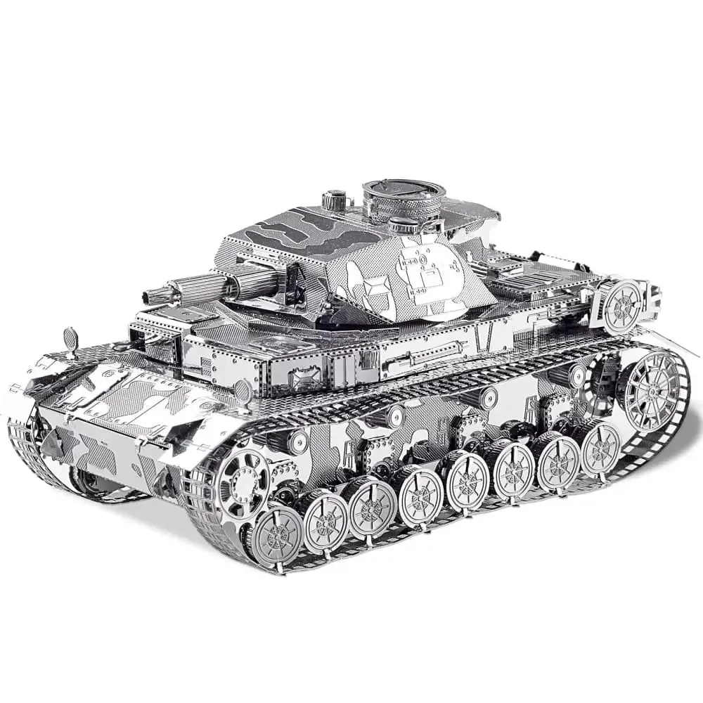 3d Metal Puzzle Model Building Kits German Iv Tank Jigsaw Toy Christmas Birthday Gifts for Adults Kids