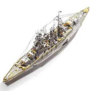 3d Metal Puzzle Model Building Kits Nagato Class Battleship Jigsaw Toy Christmas Birthday Gifts for Adults Kids