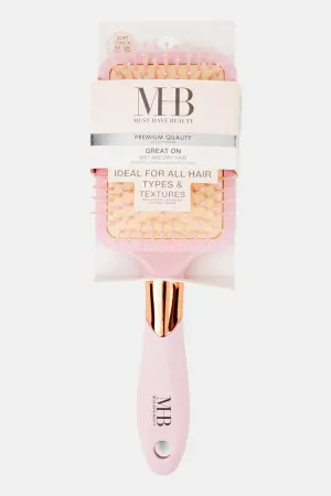 Almar MHB Premium Quality Soft Touch Paddle Brush, Pink