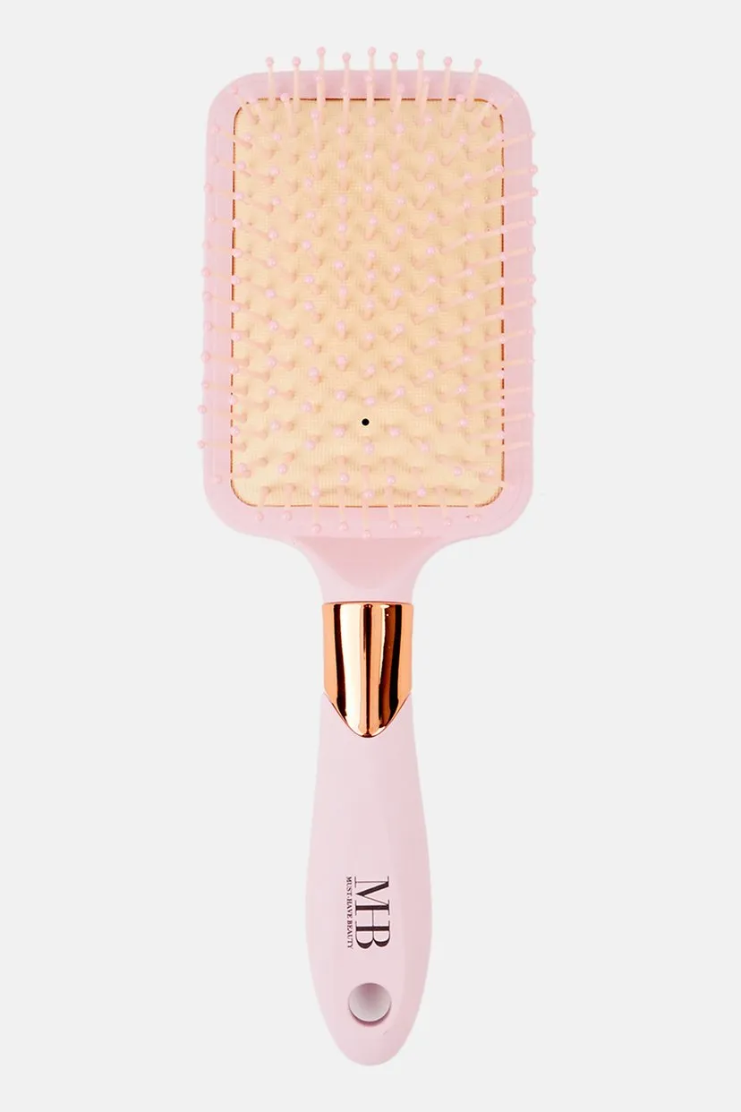 Almar MHB Premium Quality Soft Touch Paddle Brush, Pink