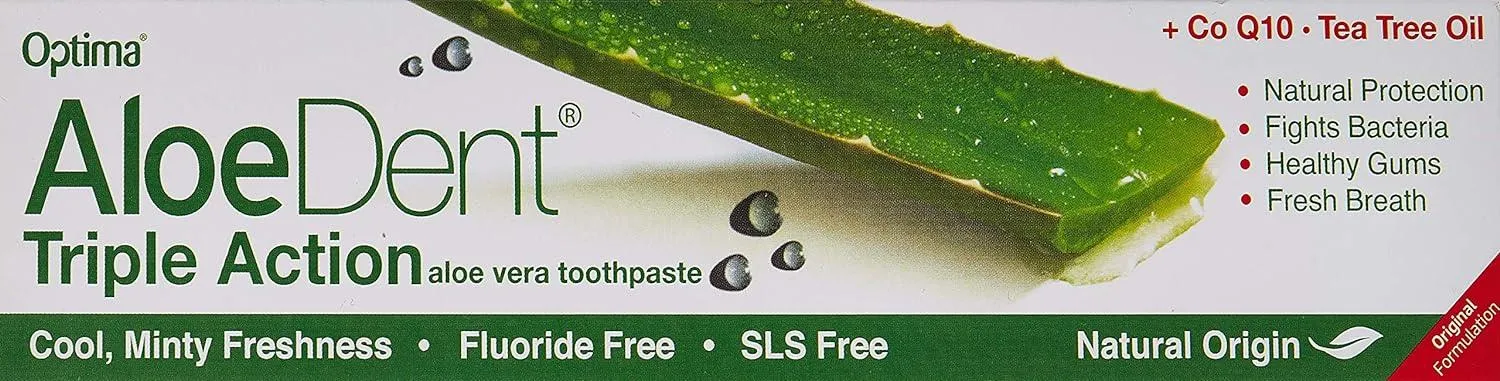 Aloedent Triple Action Aloe Vera Toothpaste 100ml