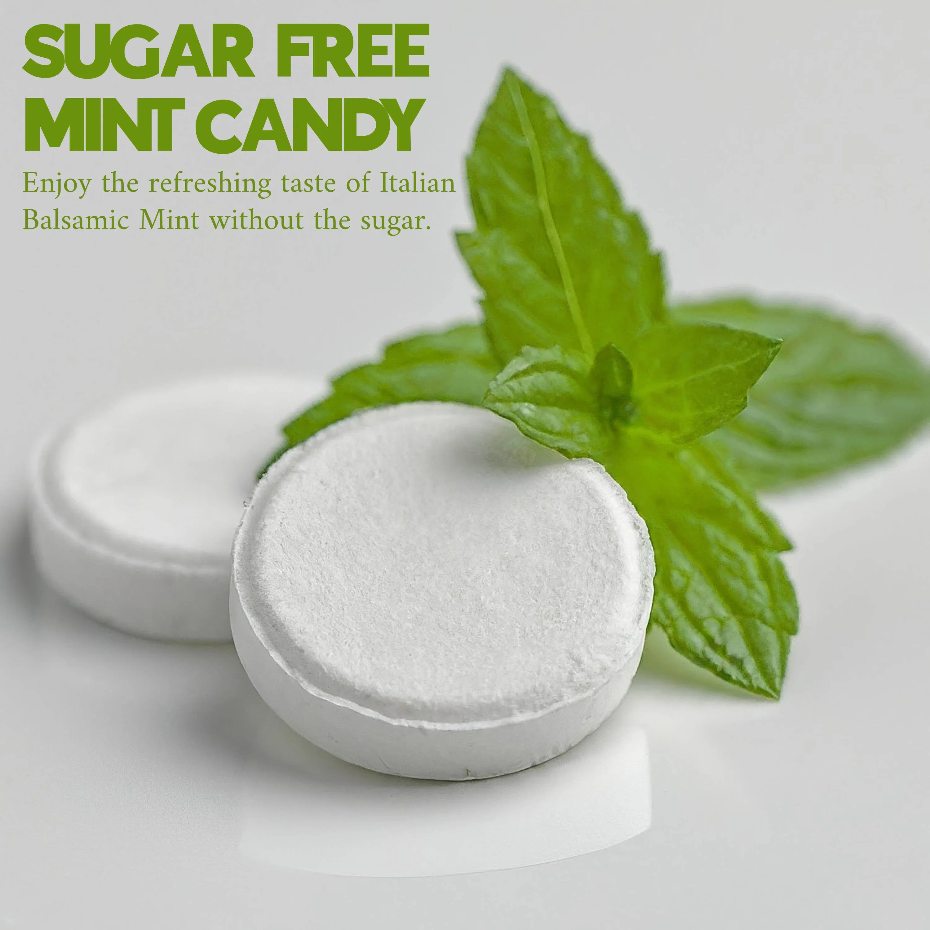Andy Anand Sugar Free Italian Balsamic Mint Candy: 300 Pcs, Delicious & Refreshing, Ideal for Keto, Vegan, Gluten-Free Lifestyles, Imported Candy 7 Oz - 2 Pack