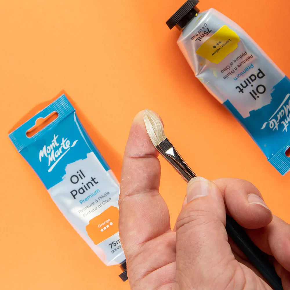Artist Oil Brush Premium Chungking Filbert 6