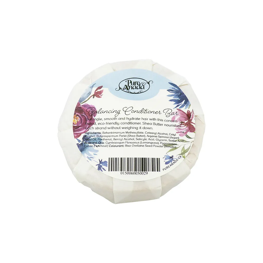 Balancing (Lemongrass & Patchouli) Natural Conditioner Bar - Pure Anada
