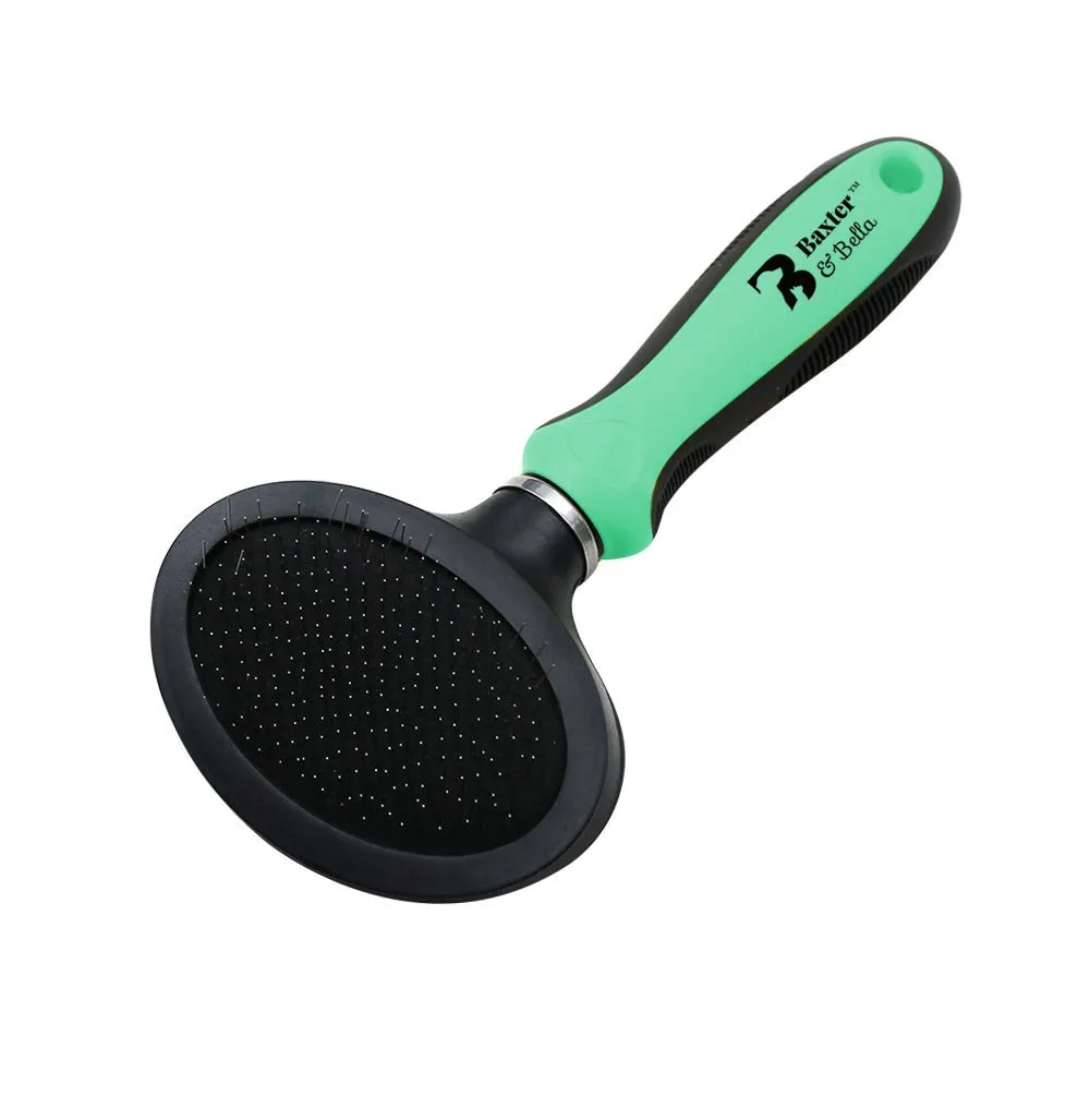 Baxter & Bella Oval Head Slicker Brush for Cats