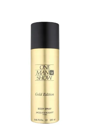 Bogart One Man Show Gold Edition Deodorant for Men by Jacques Bogart 200 ml