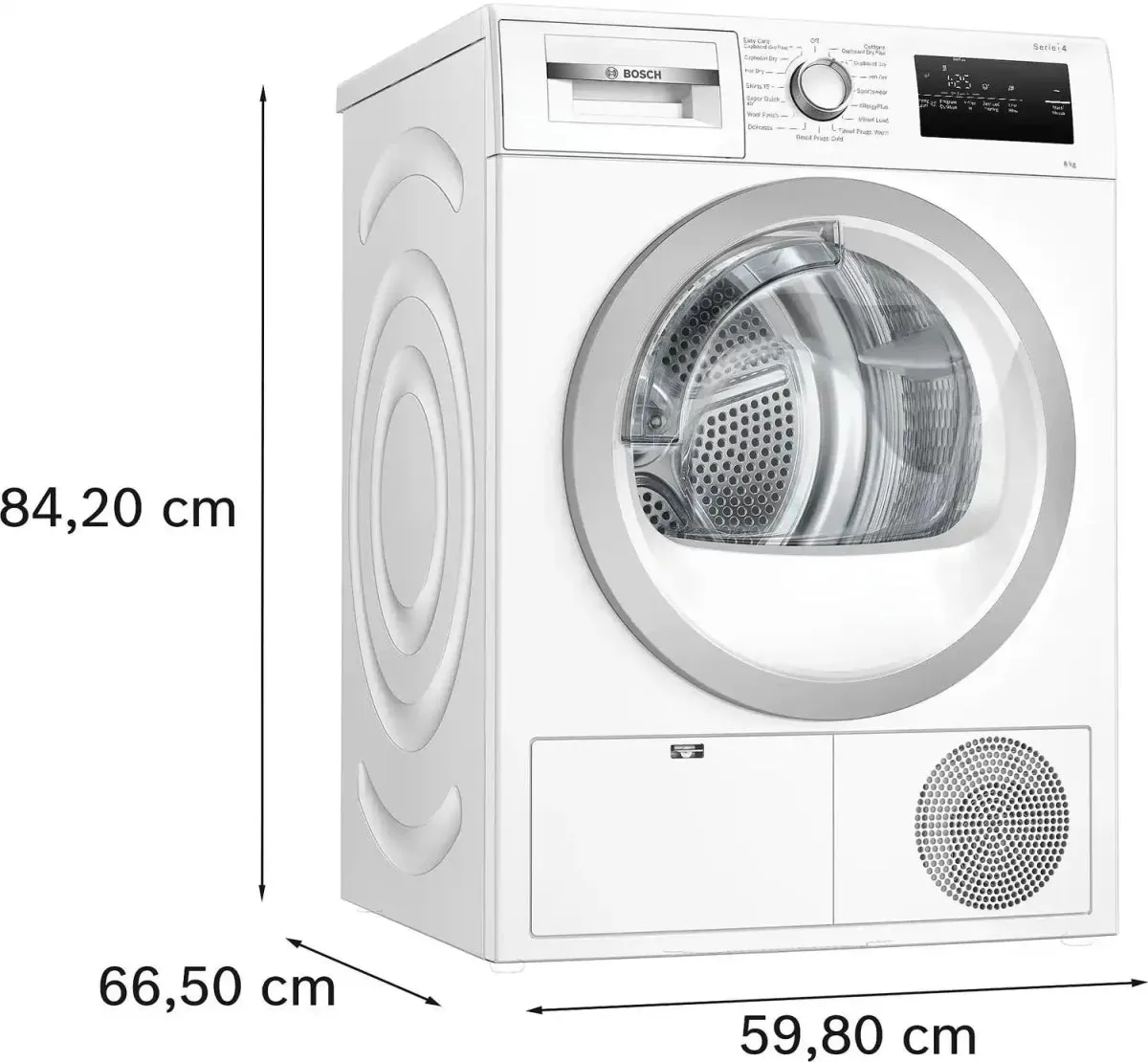 Bosch Series 4 WTN83203GB 8kg Condenser Tumble Dryer - White