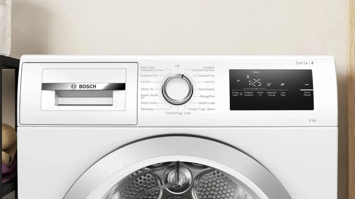 Bosch Series 4 WTN83203GB 8kg Condenser Tumble Dryer - White