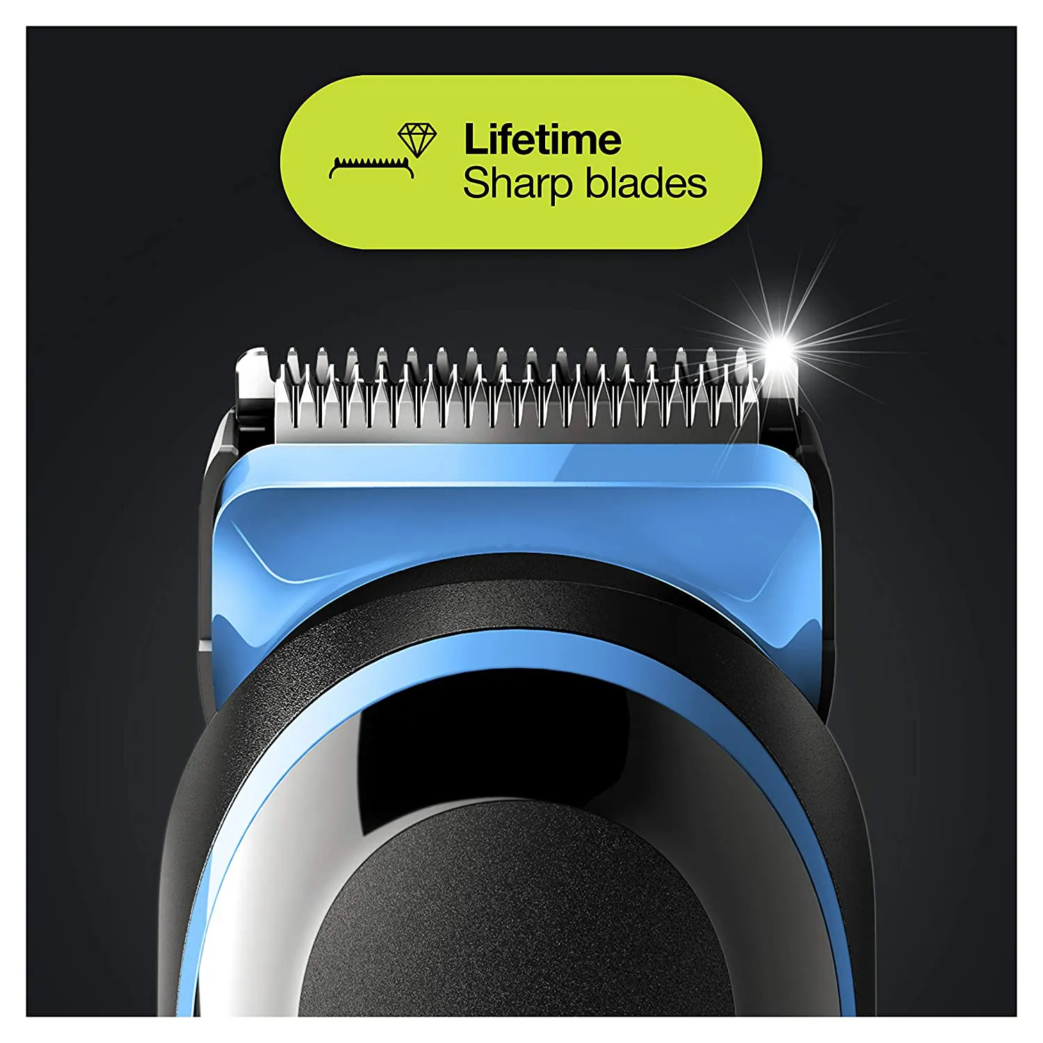 Braun Hair Clippers for Men MGK3220, 6-in-1 Beard Trimmer, Ear and Nose Trimmer, Mens Grooming Kit, Cordless & Rechargeable