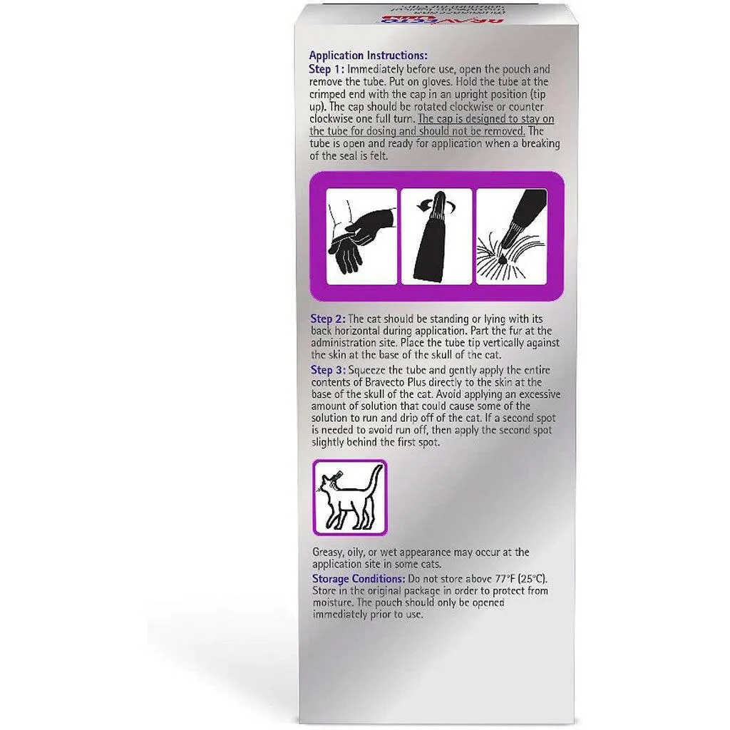 Bravecto Plus Topical Solution for Cats 13.8-27.5 lbs