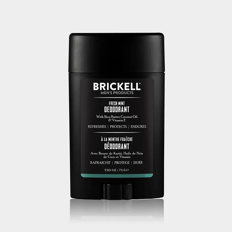 Brickell Men's Products - Deodorant Fresh Mint, 75g