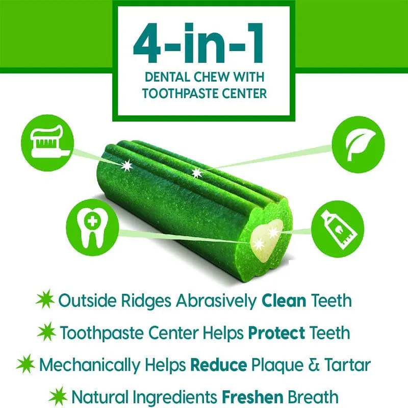 Brushless Toothpaste Dental Chews For Medium Breeds - Value Pack
