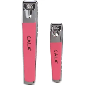 Cala Soft Touch: Nail Clipper Duo (Coral)