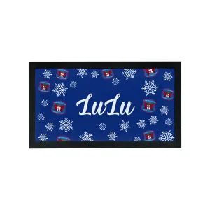 Carlisle United Christmas Pet Feeding Mat