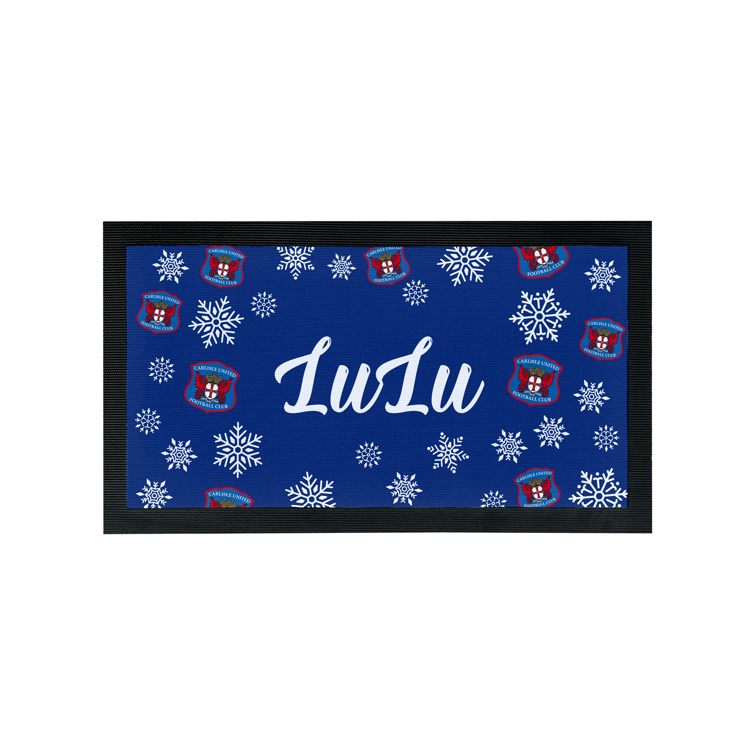 Carlisle United Christmas Pet Feeding Mat