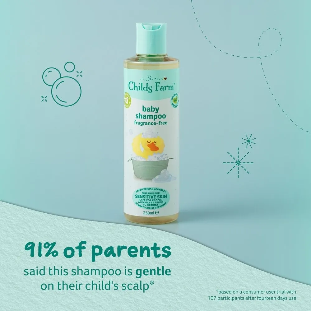 Childs Farm Fragrance-free Baby Shampoo 250ml
