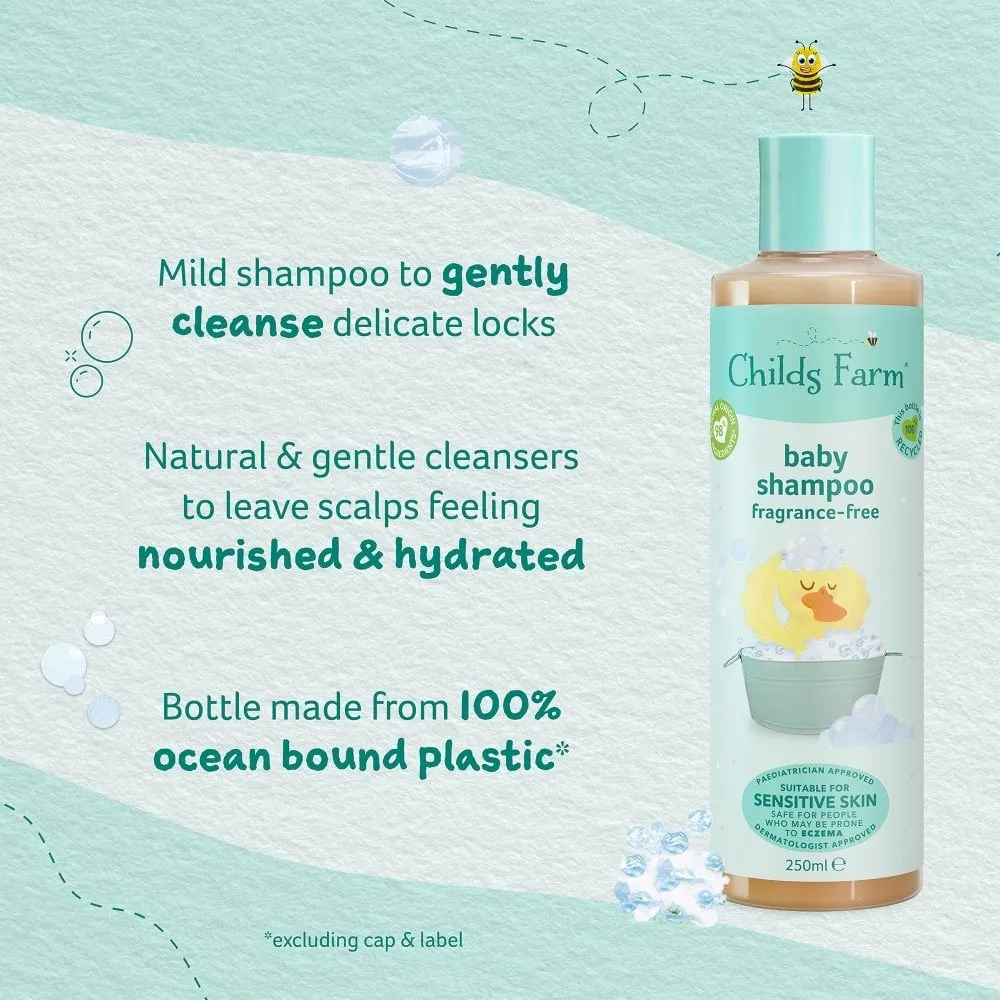 Childs Farm Fragrance-free Baby Shampoo 250ml