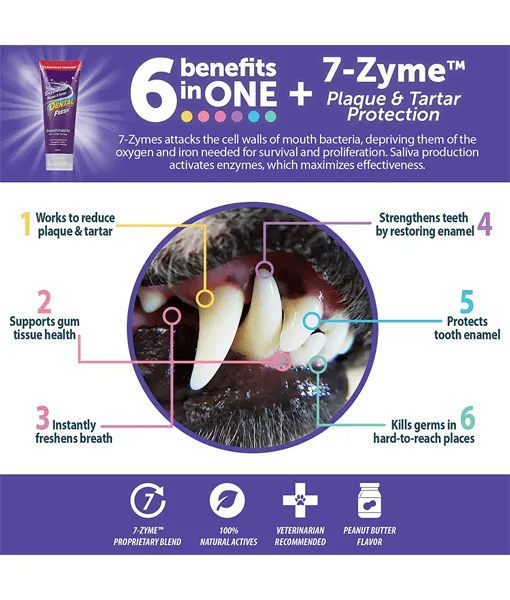 Dental Fresh Enzymatic Gel Triflex Toothbrush Kit for Dogs