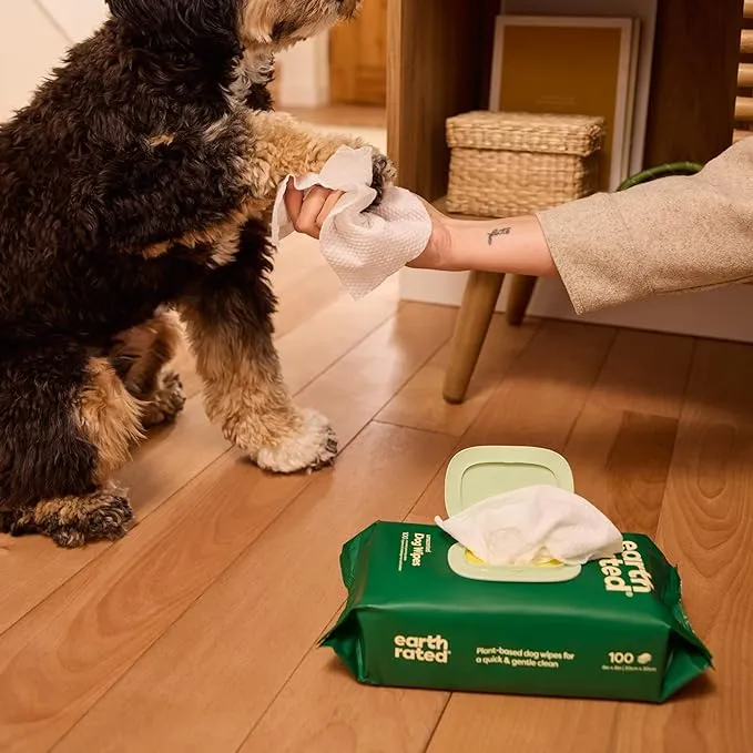 Earth Rated - Compostable Dog Wipes - Unscented