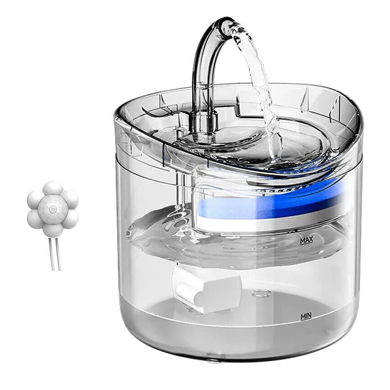 Electric Pet Automatic Sensor Water Fountain with Au Plug - Optional Filters