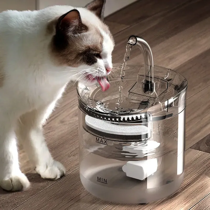 Electric Pet Automatic Sensor Water Fountain with Au Plug - Optional Filters