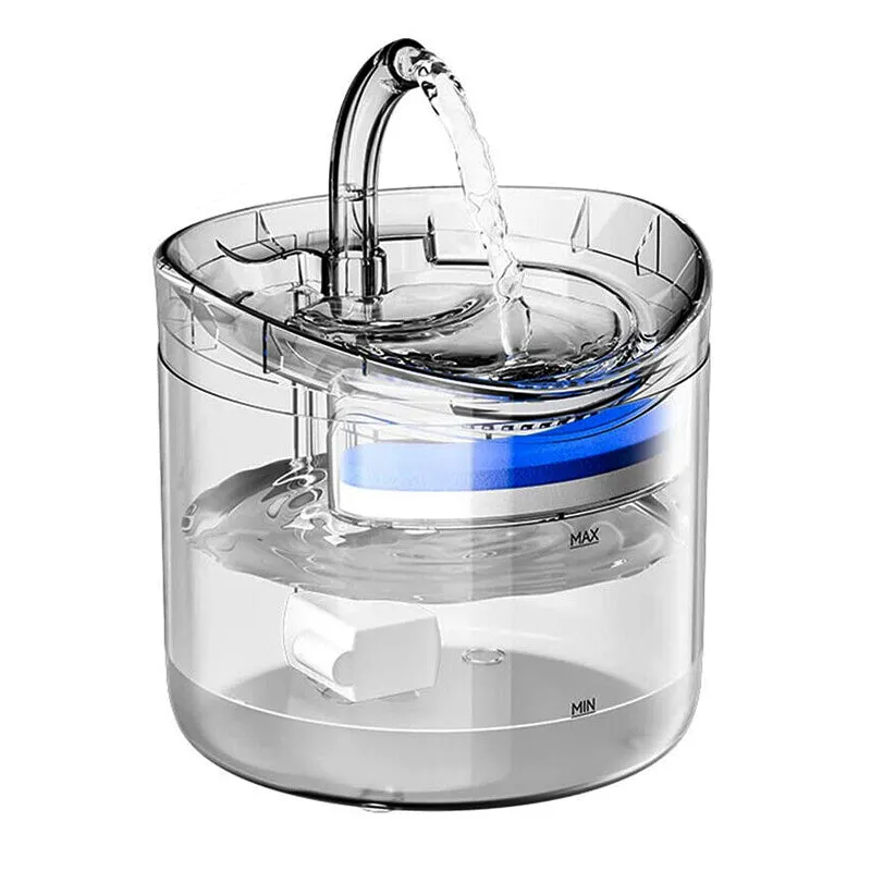 Electric Pet Automatic Sensor Water Fountain with Au Plug - Optional Filters