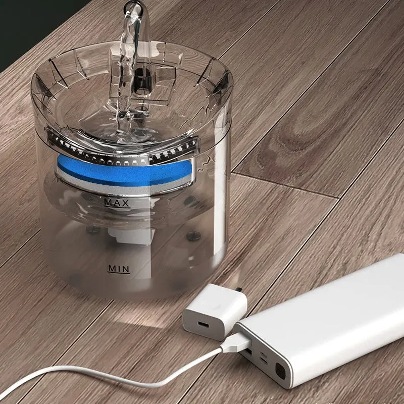 Electric Pet Automatic Sensor Water Fountain with Au Plug - Optional Filters