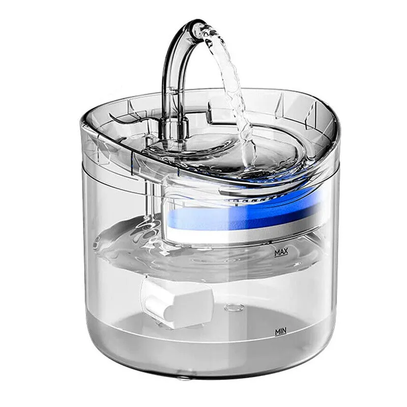 Electric Pet Automatic Sensor Water Fountain with Au Plug - Optional Filters