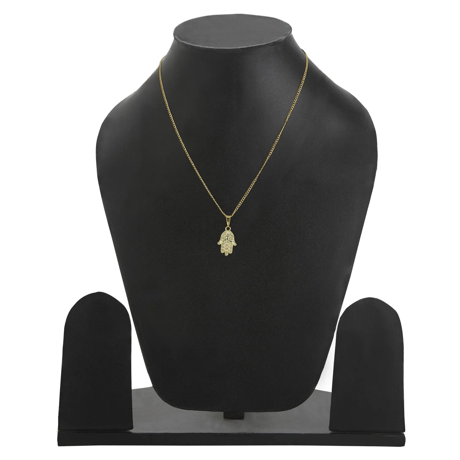 Estele - Hamsa Lucky Charm Pendant with Chain