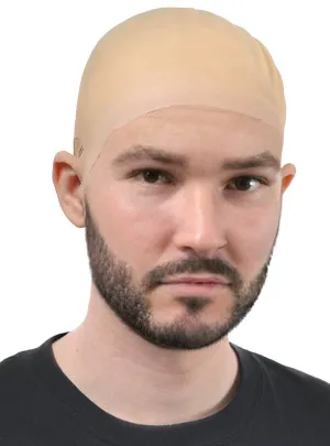 Fair Skin Colour Deluxe Latex Bald Cap