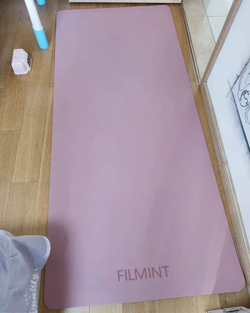 FILMINT exercise mat, yoga mat non-slip, environmentally friendly fitness exercise mat with straps, home exercise mat