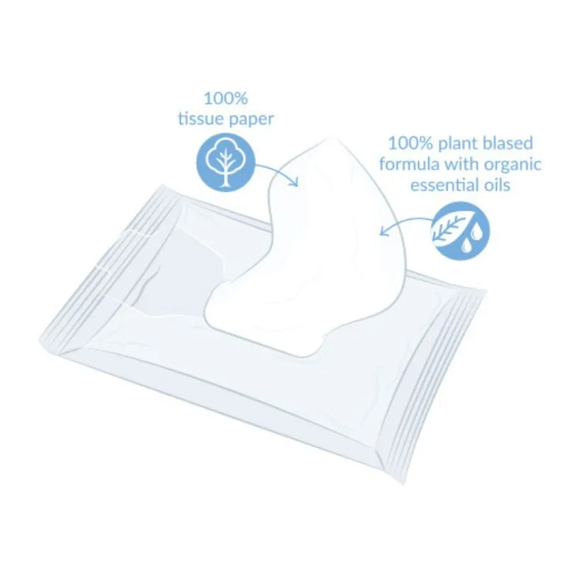 Flushable Moist Tissues - 30 Pack