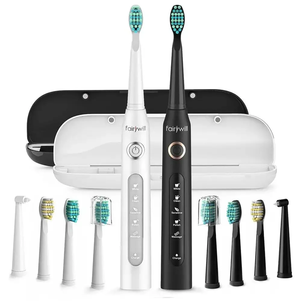 Fw-d7 Set Usb Charge 5 Mode Smart Time Electric Toothbrush
