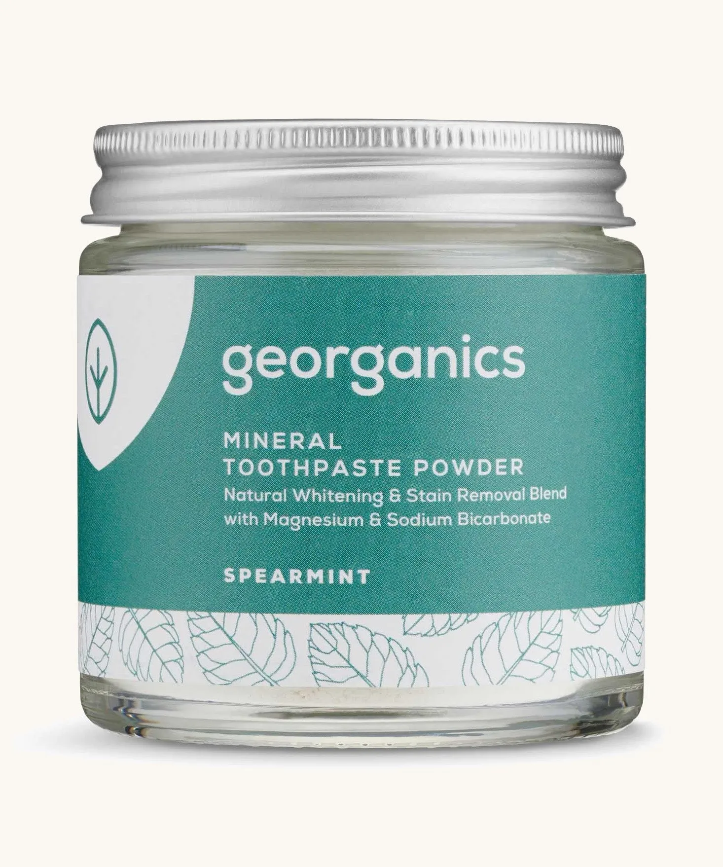Georganics Natural Tooth Whitening Powder - Spearmint