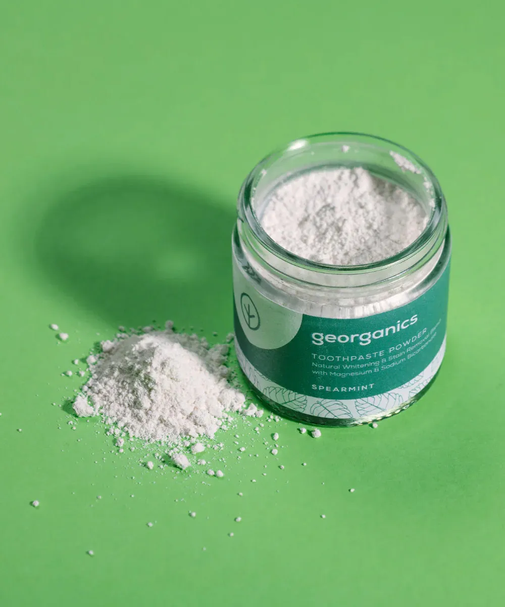 Georganics Natural Tooth Whitening Powder - Spearmint