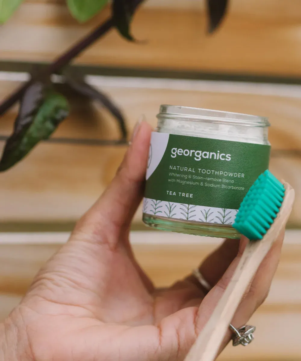 Georganics Natural Tooth Whitening Powder - Spearmint