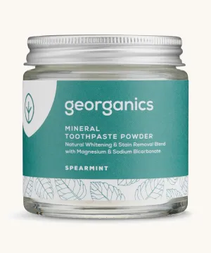 Georganics Natural Tooth Whitening Powder - Spearmint