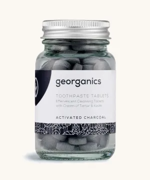 Georganics Natural Toothtablets - Activated Charcoal x120