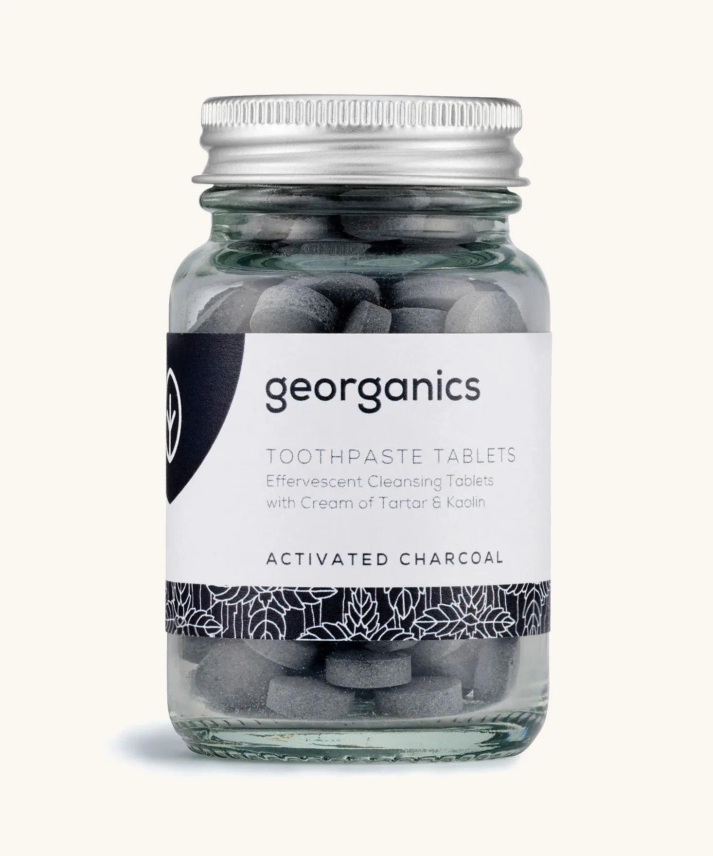 Georganics Natural Toothtablets - Activated Charcoal x120