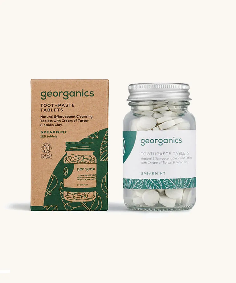 Georganics Natural Toothtablets - Spearmint x120