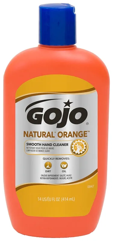 Gojo 0947-12 Hand Cleaner, Liquid, Citrus, 14 oz, Squeeze Bottle :EA: QUANTITY: 1