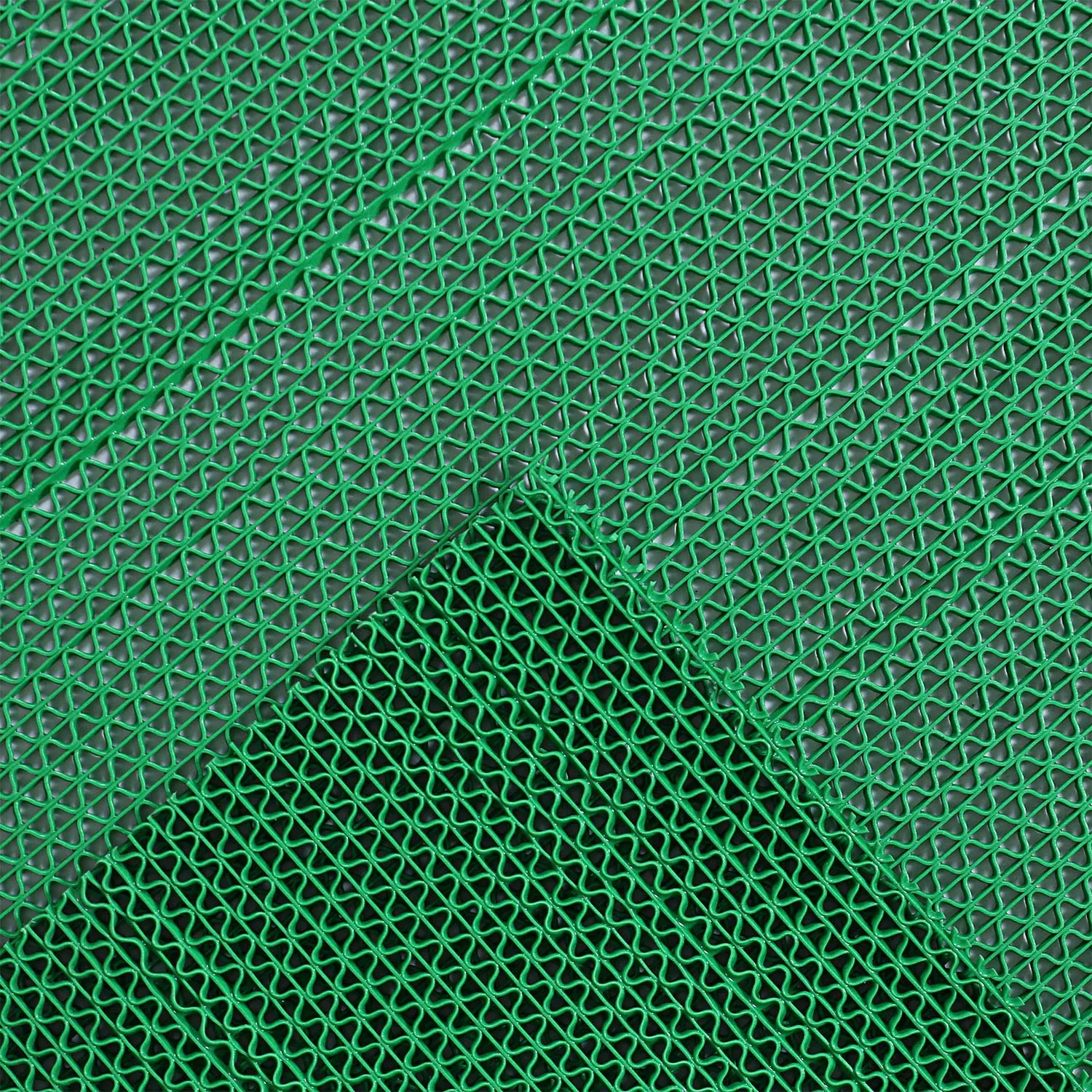 Heart Home Rubber Waterproof Anti-Skid Swimming Pool Mat|Shower Mat|Rainmat for Entrance Area,Bathroom,2 x 6 Feet (Green)