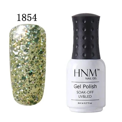 HNM 8ml UV Gel Nail Polish LED Lamp Gel Lacquer
