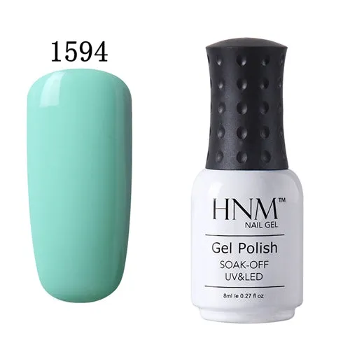 HNM 8ml UV Gel Nail Polish LED Lamp Gel Lacquer