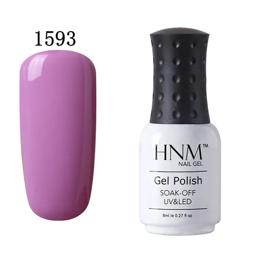 HNM 8ml UV Gel Nail Polish LED Lamp Gel Lacquer