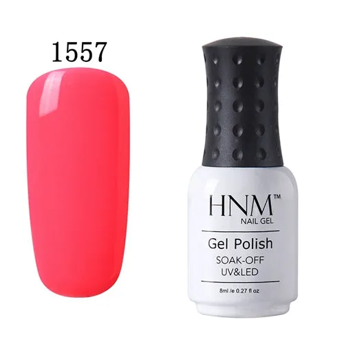 HNM 8ml UV Gel Nail Polish LED Lamp Gel Lacquer